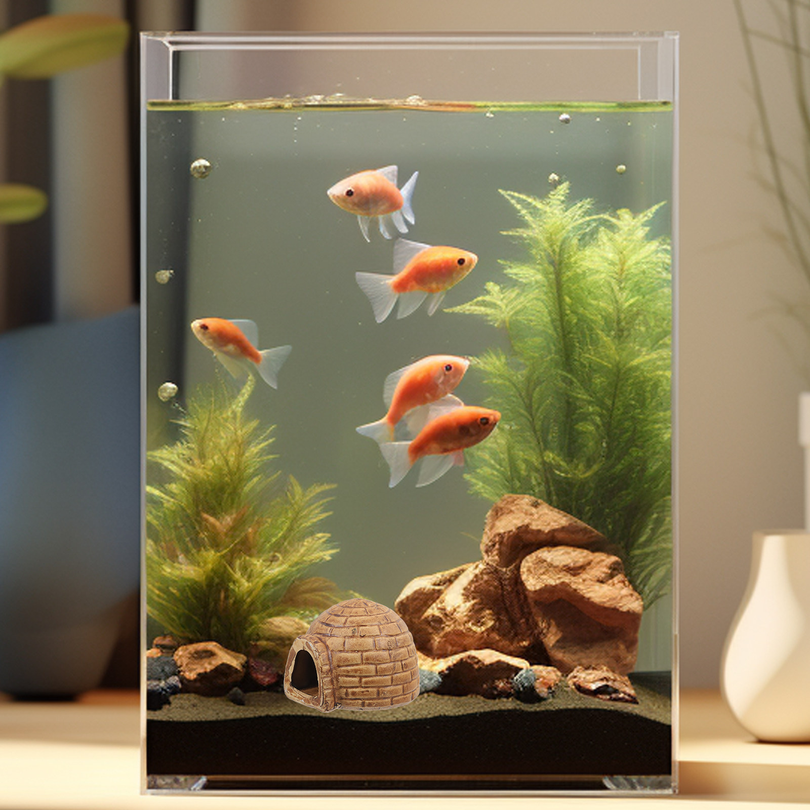 Premium Ceramic Aquarium Hides – обзор и цена Hide Cave Ceramic