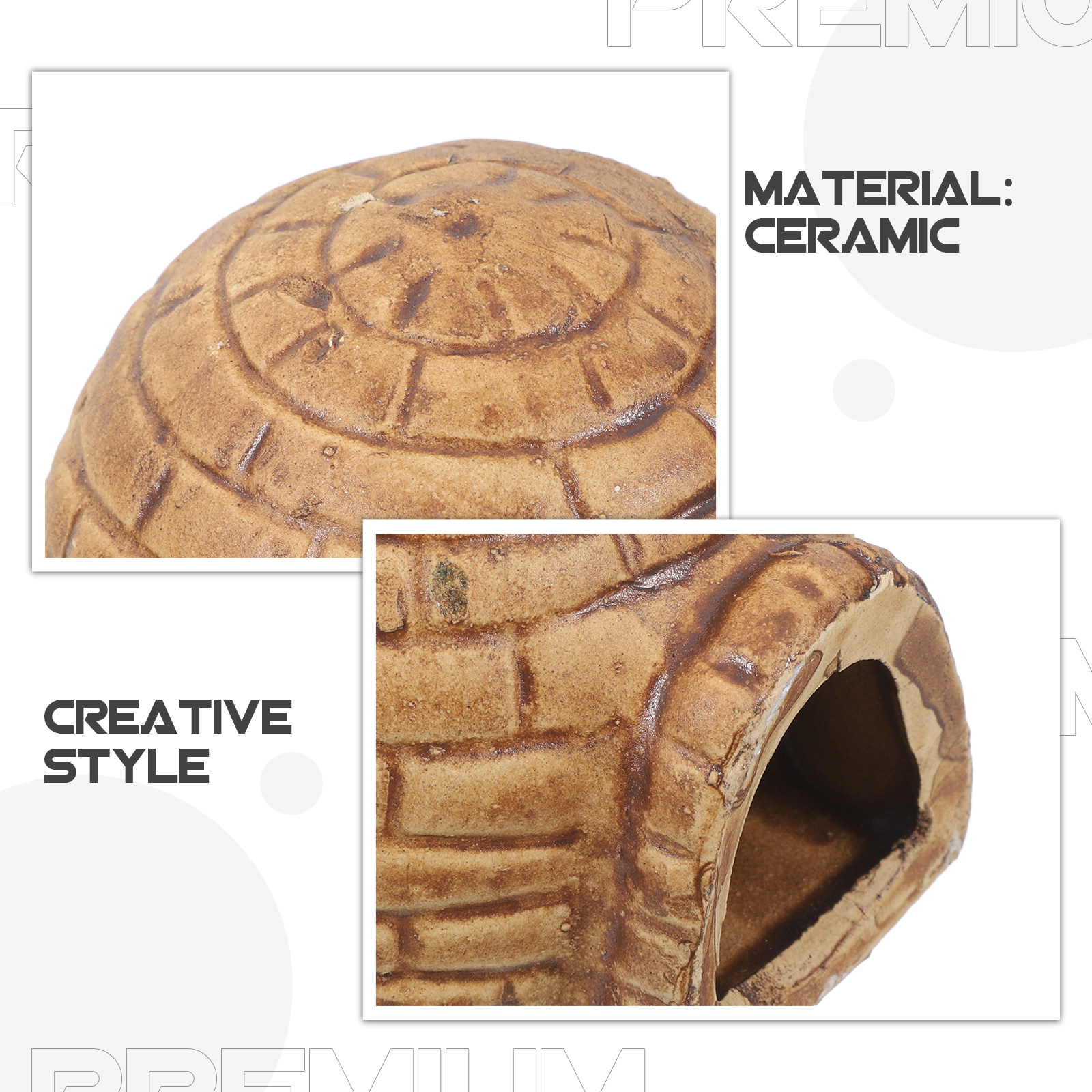 Premium Ceramic Aquarium Hides – обзор и цена Hide Cave Ceramic
