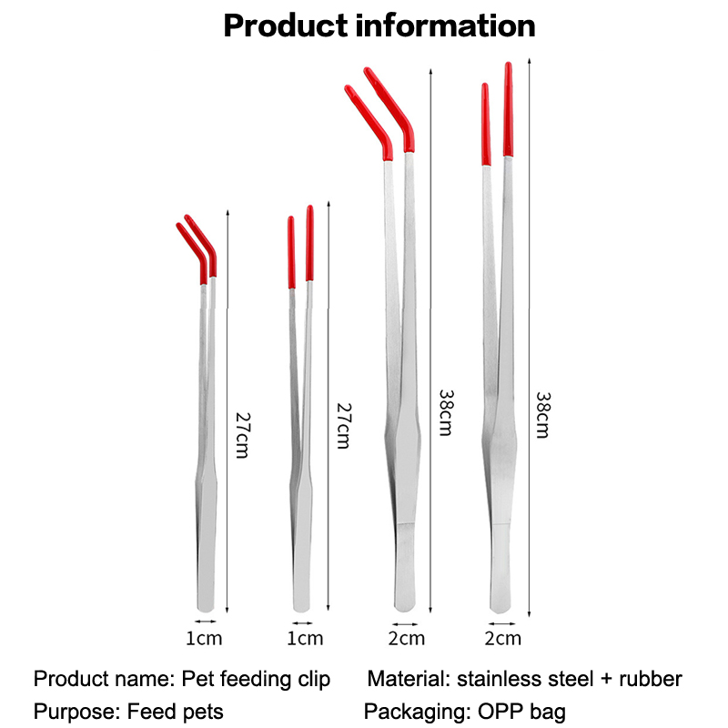 Stainless Steel Reptile Feedin – обзор и цена Feeding Tong Stainless