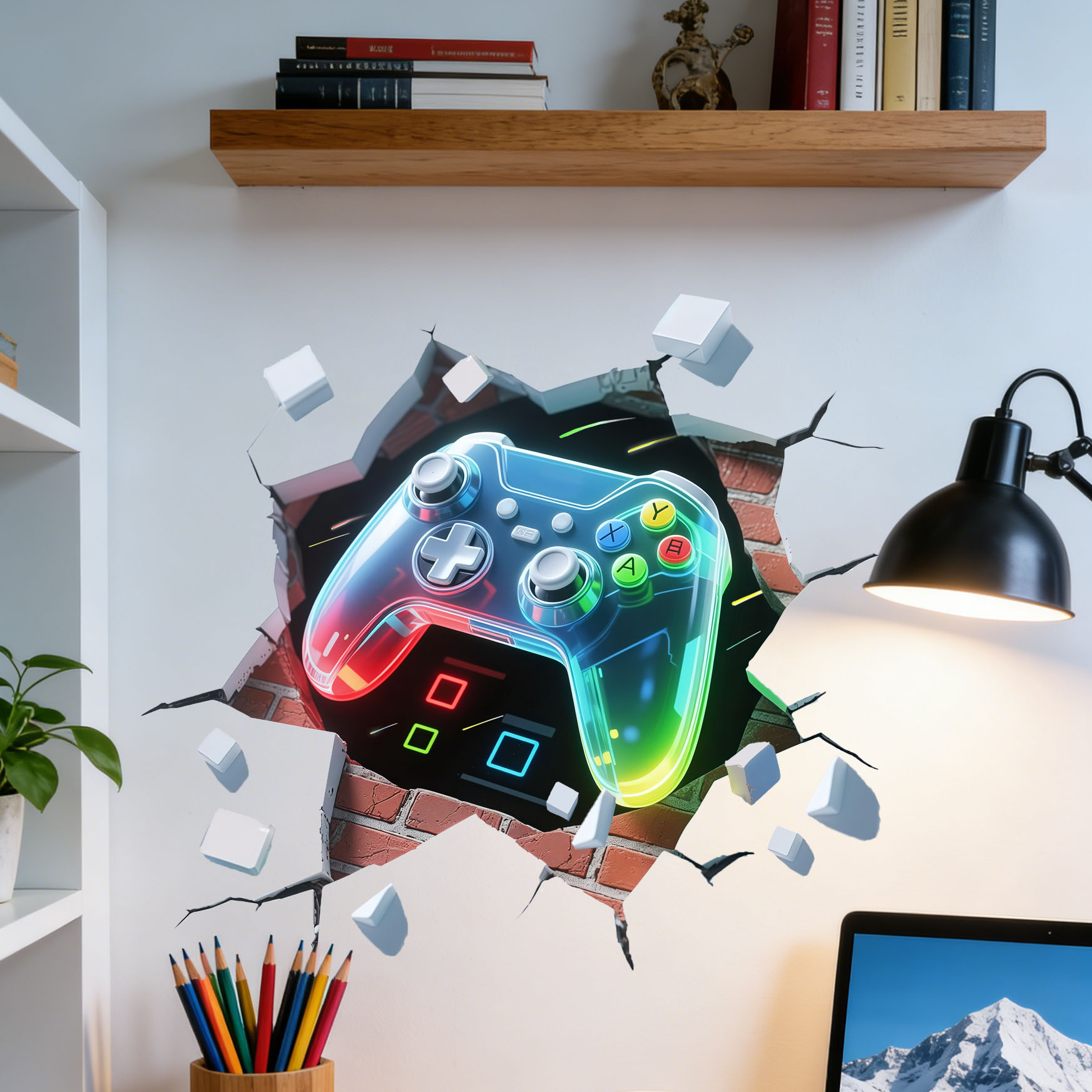Game Controller Decal for Boys – обзор и цена Pvc Panel Background