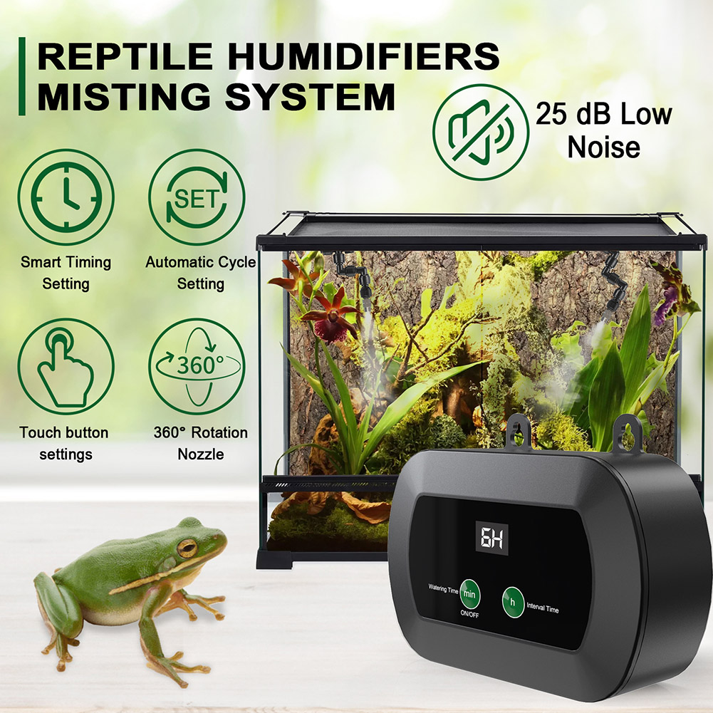 Automatic Reptile Mist Sprinkl – обзор и цена Misting Nozzle Reptile