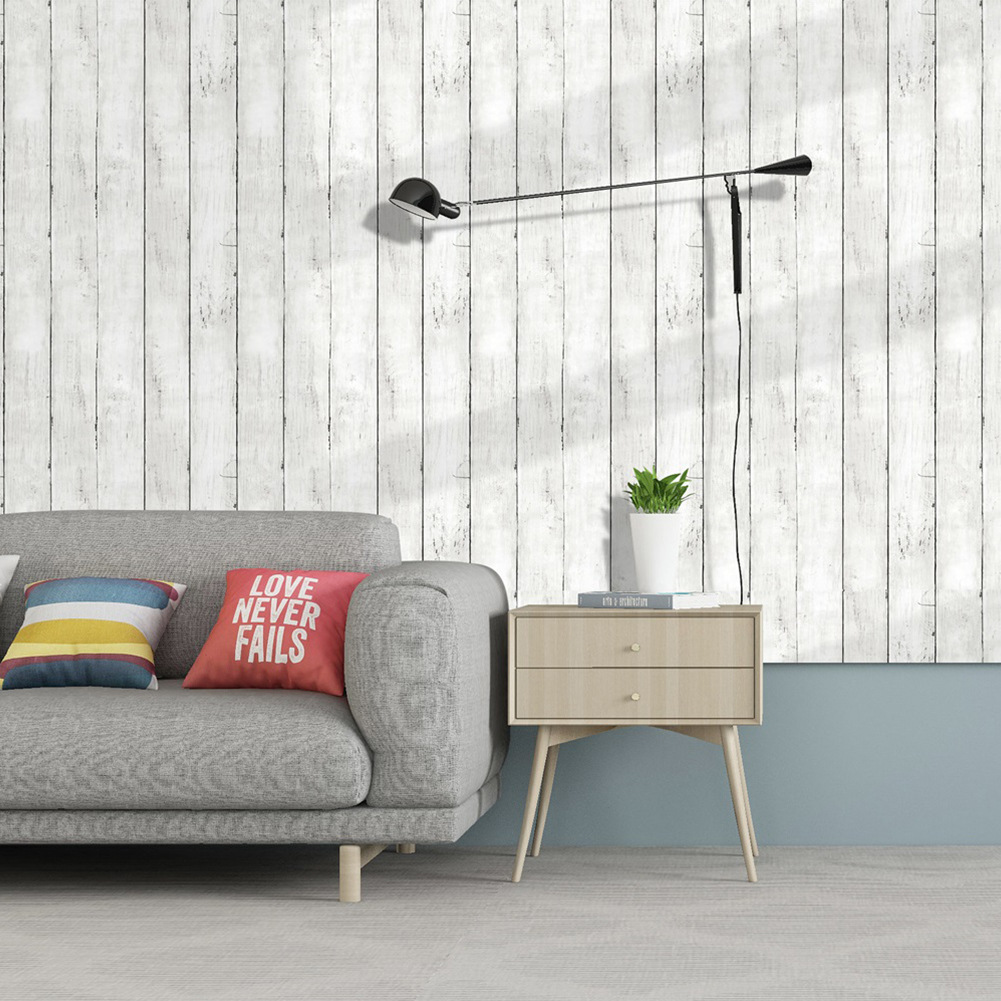 Retro White Wallpaper Wooden P – обзор и цена Pvc Panel Background