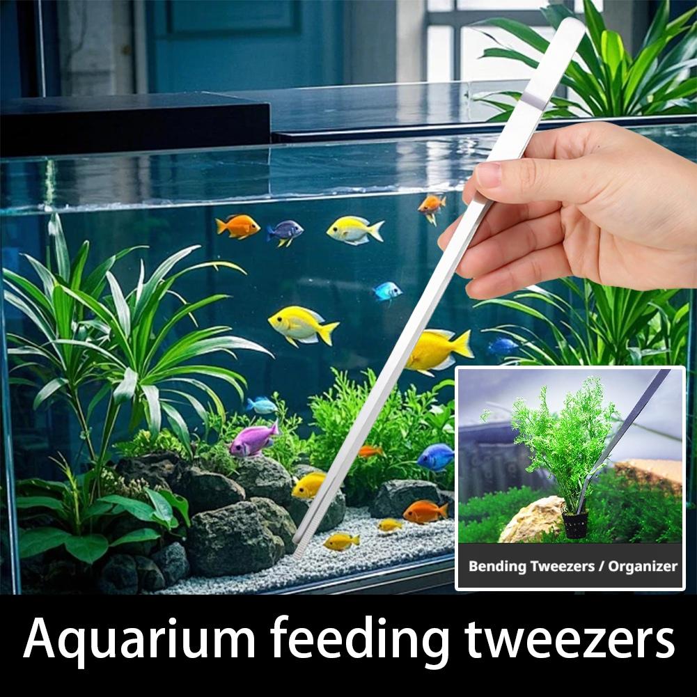 Stainless Steel Aquarium Tweez – обзор и цена Feeding Tong Stainless