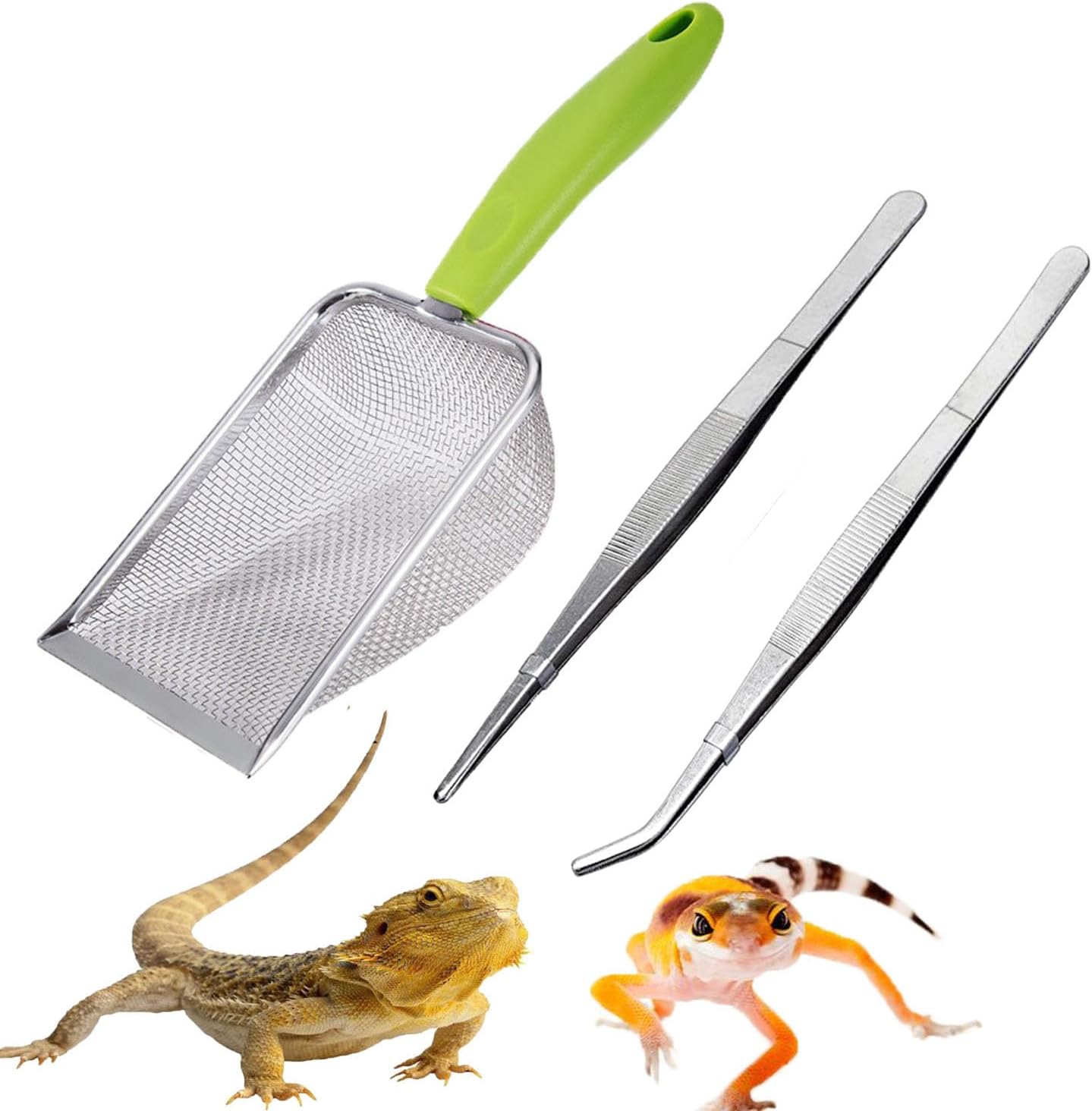 Reptile Sand Scoop Set - Fine  – обзор и цена Feeding Tong Stainless