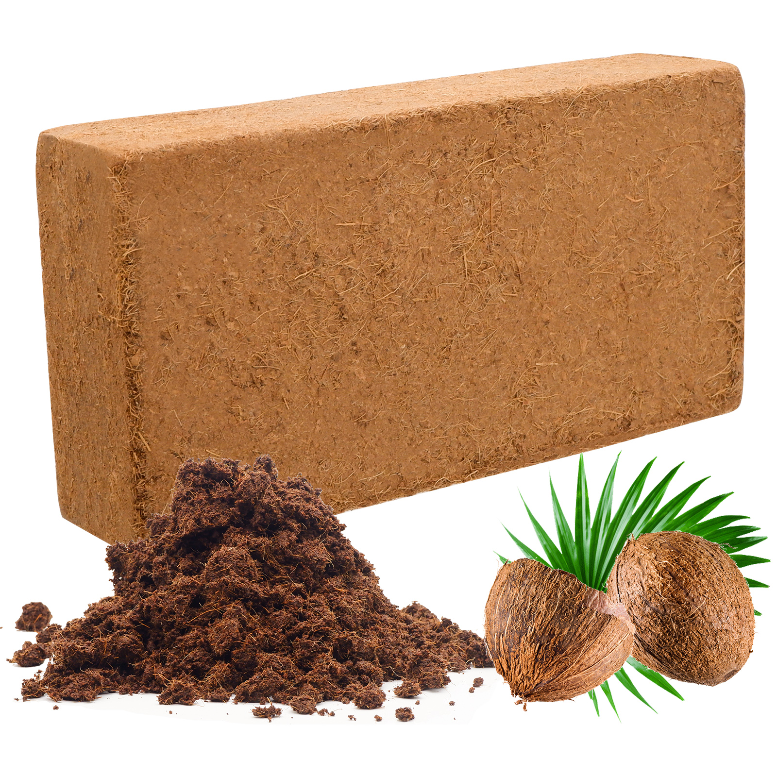 1 Pack Premium Coco Coir Brick – обзор и цена Substrate Coconut Fiber