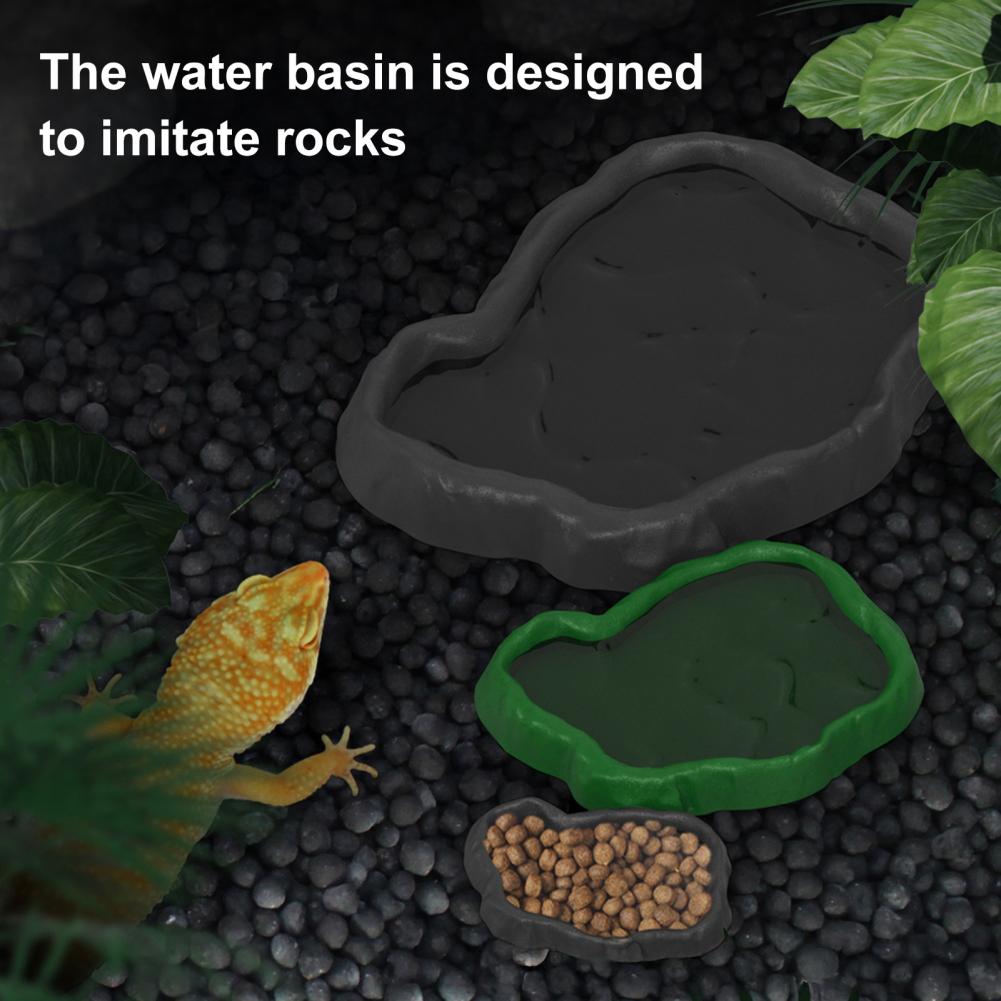 Reptile Feeder Plastic Imitati – обзор и цена Water Dish Reptile