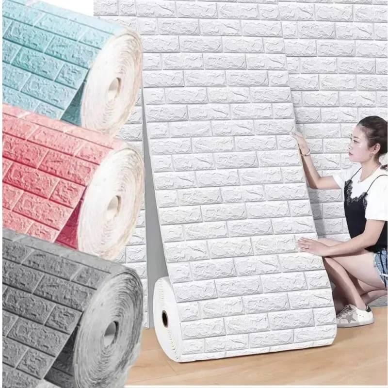 70cmX1M70cm*10M 3D Brick Patte – обзор и цена Pvc Panel Background