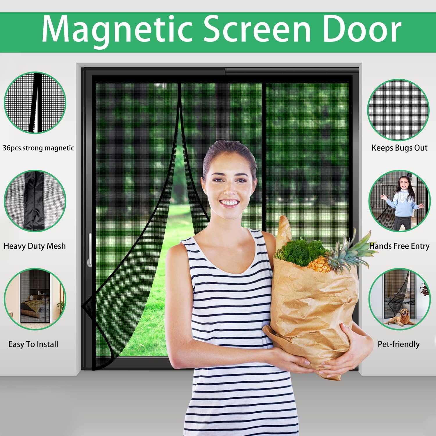 Fiberglass Magnetic Screen Doo – обзор и цена Screen Top Mesh