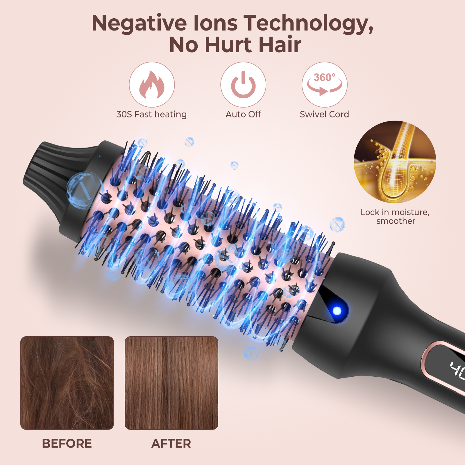 1.5 Inch Hair Curling Iron Bru – обзор и цена Ceramic Heat Emitter
